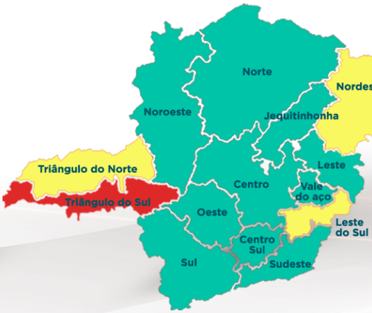 Estado atualiza situação das macrorregiões no Minas Consciente