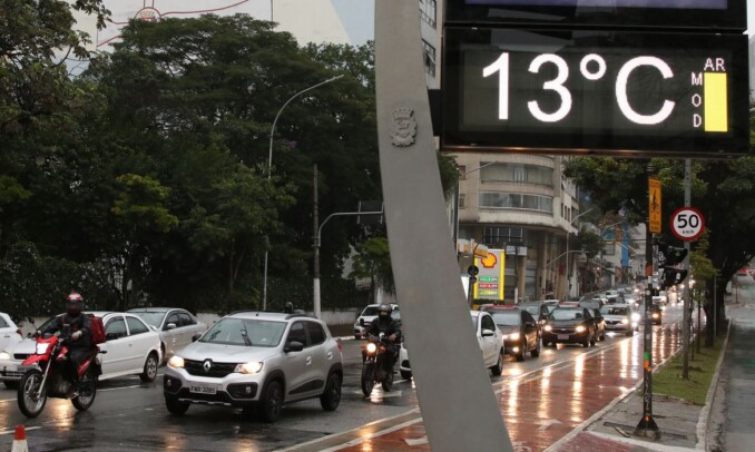 Meteorologia prevê “frio intenso e atípico” em quatro regiões do Brasil