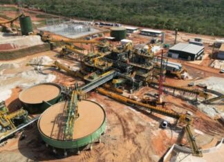 Vista aérea da Planta Industrial Greentech da Sigma Lithium, em Araçuaí e Itinga (MG)